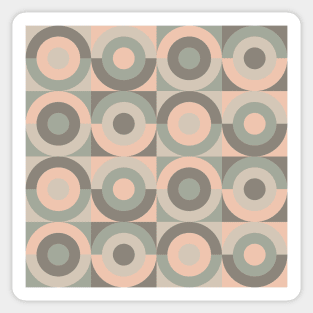 Retro geometric pattern Sticker